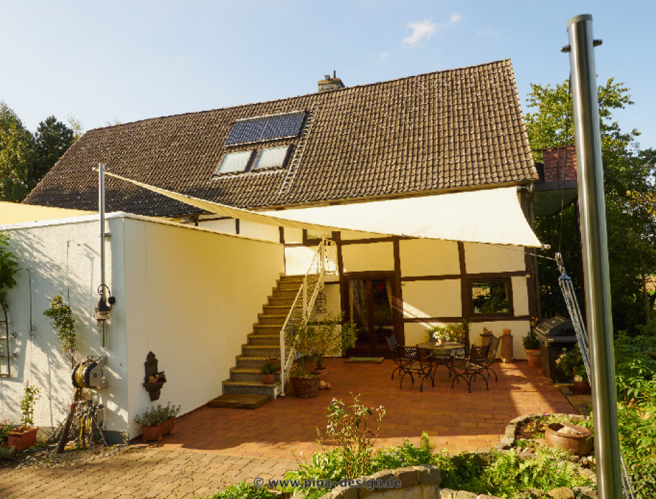 Sonnensegel-Markise in Welver über Terrasse und Balkon 