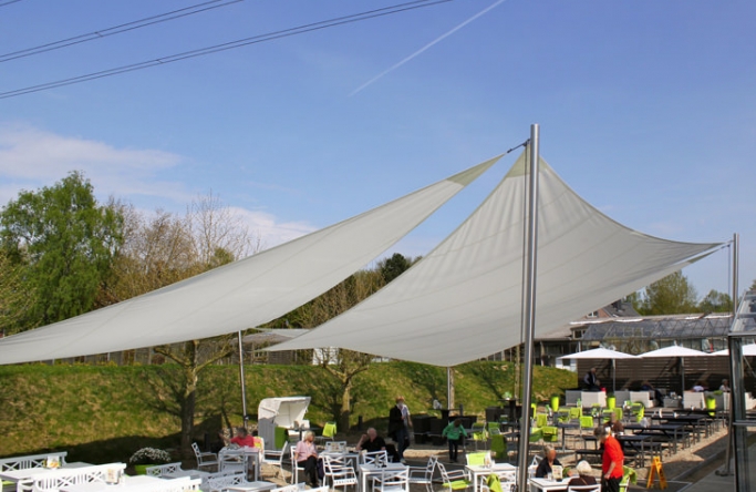 Sonnensegel für die Gastronomie in Hamburg